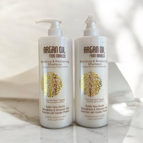 Argan Oil Bonding & Restoring Shampoo for All Hair Types Keratin From Morocco 2 - Picture 4 of 4